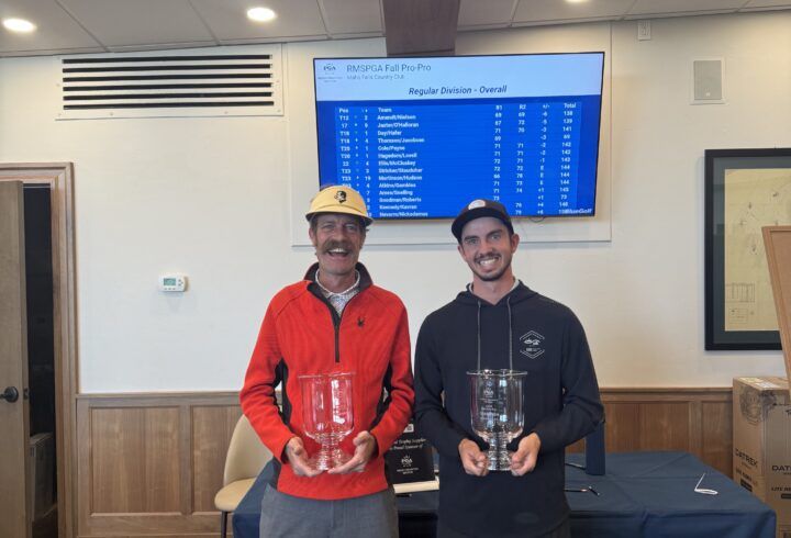 Reed/Lee and Van Vleet/Rieber Capture RMSPGA Fall Pro-Pro Titles